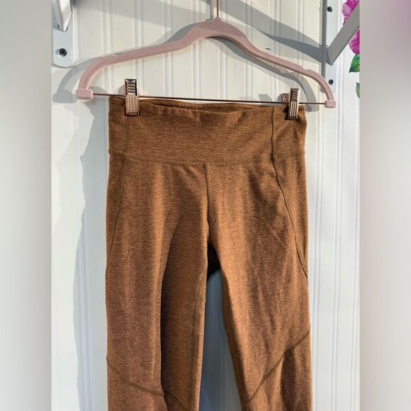 Outdoor Voices Brown Leggings Streamlined Fit Sz S - Picture 2 of 5